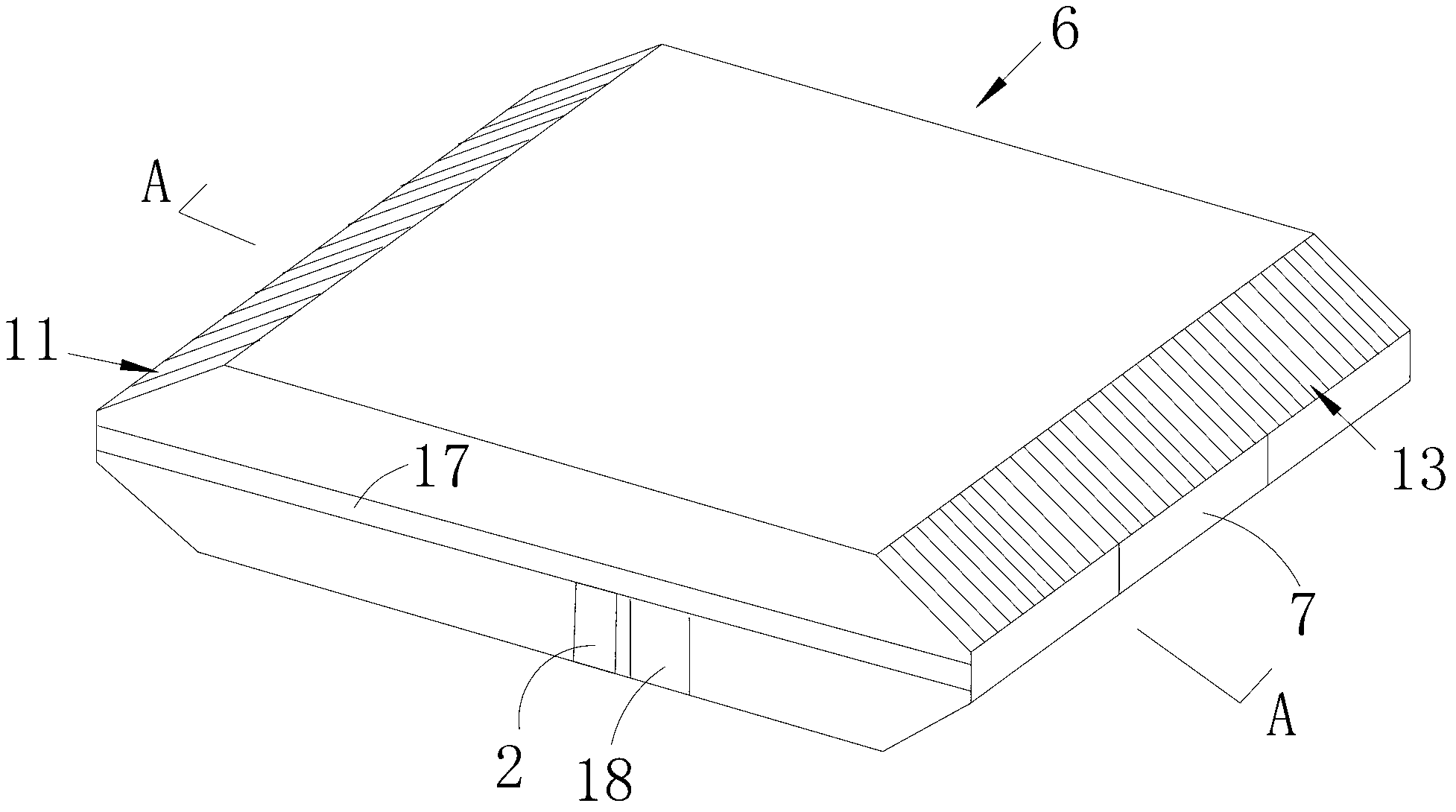 Energy-saving type sill embedded air exchanger