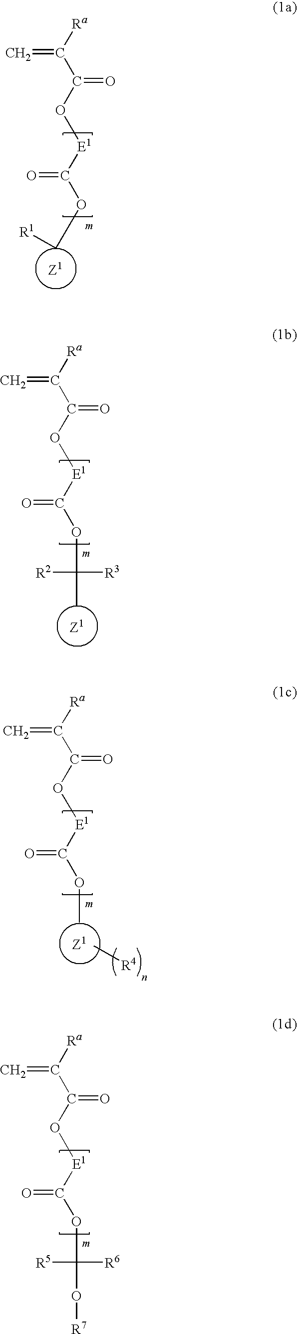 Process for producing photoresist polymeric compounds
