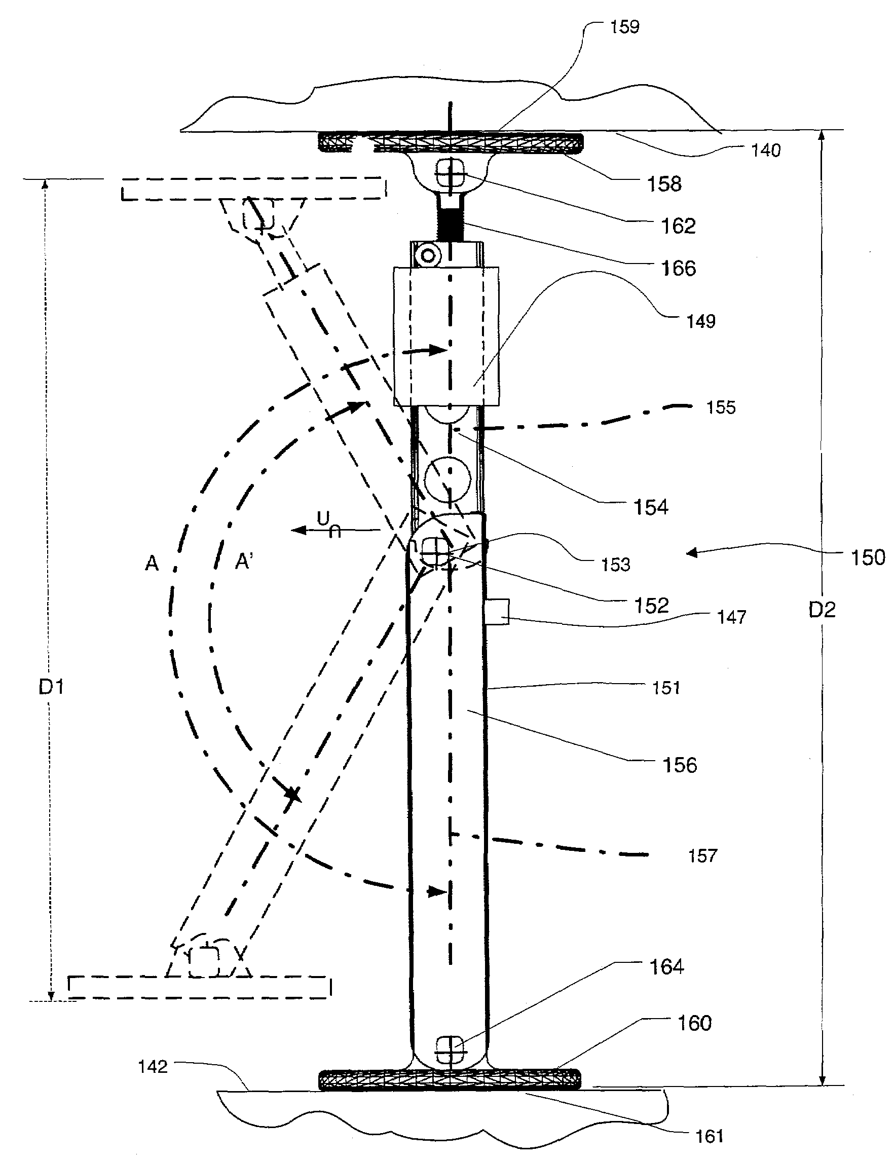 Magnetic resonance imaging system including a transpolar fixture