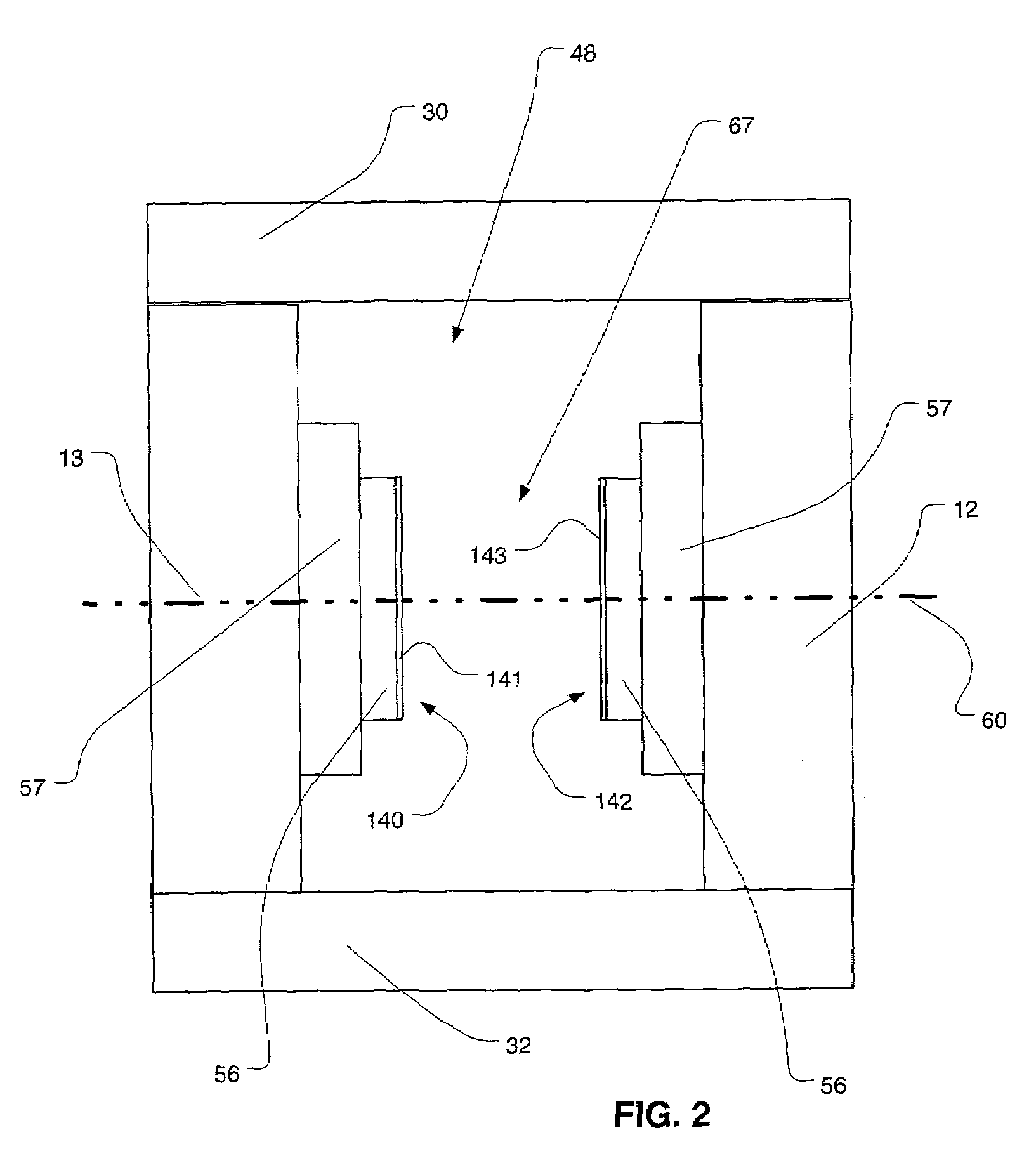 Magnetic resonance imaging system including a transpolar fixture