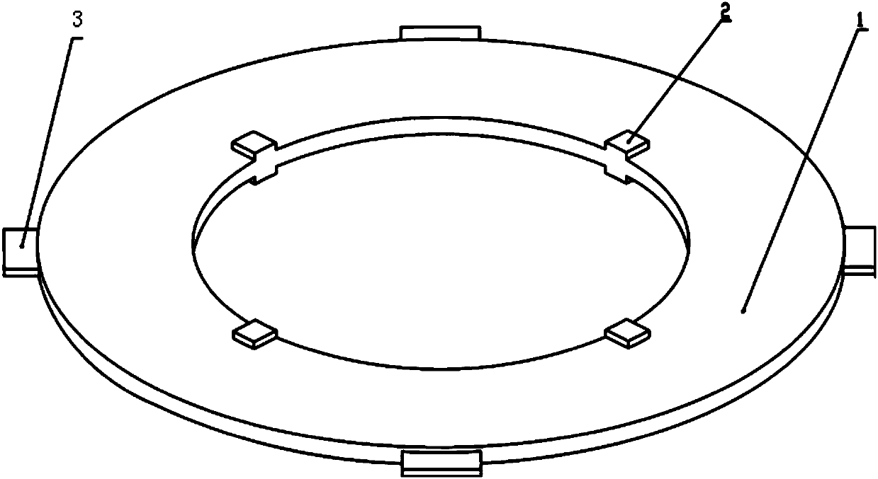 Three-degree-of-freedom spherical rotor ultrasonic motor stator base and excitation method thereof