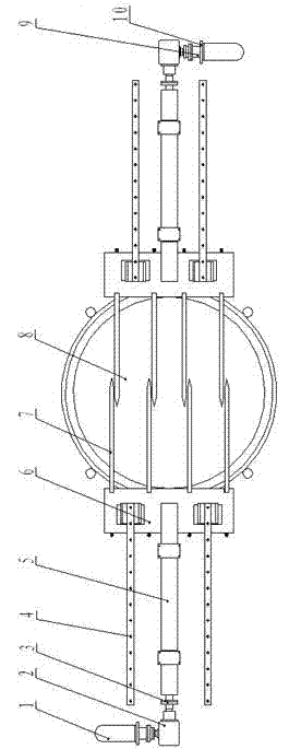 Method for cutting water quenching slag ladle
