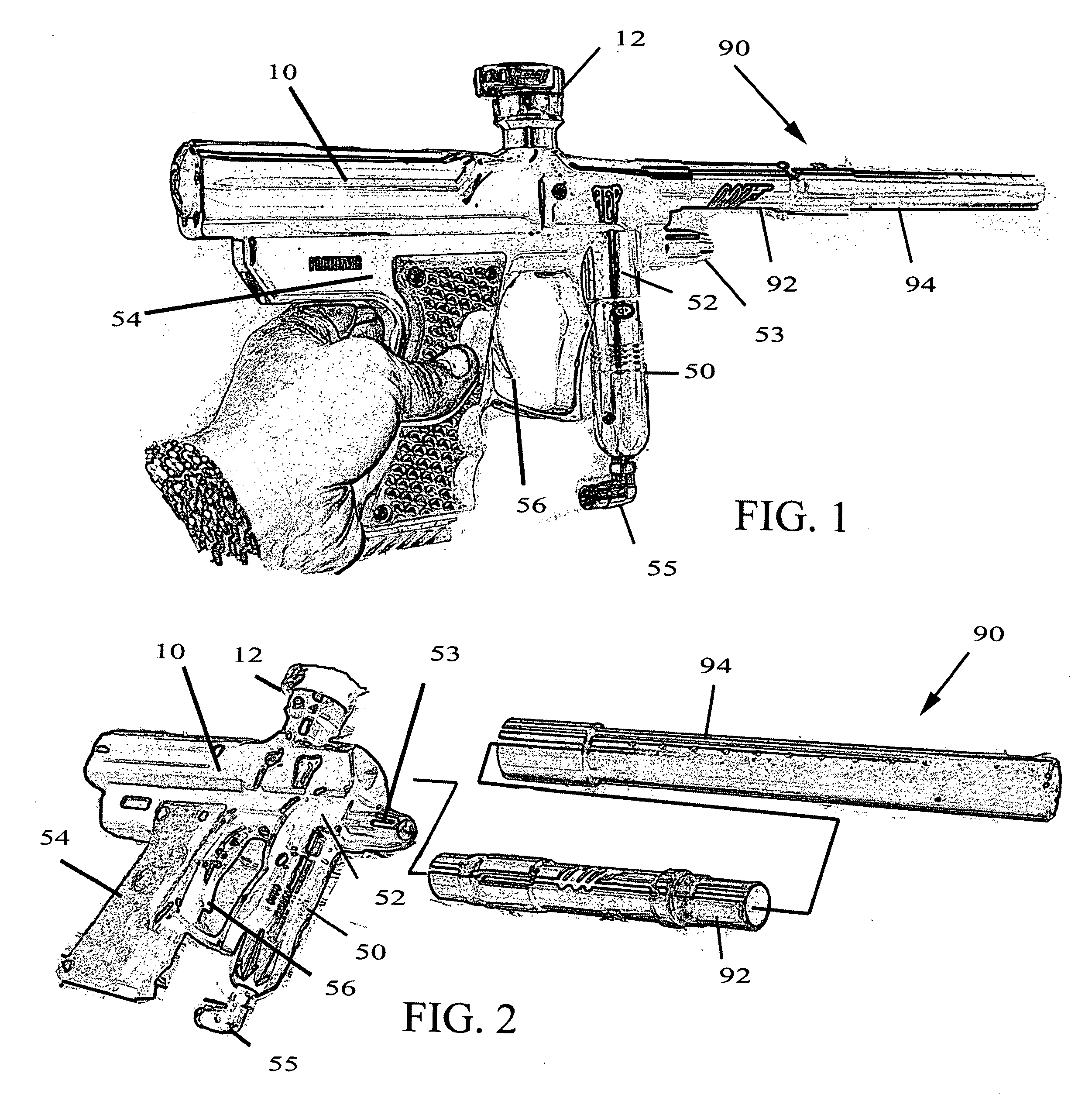 Paintball firing mechanism