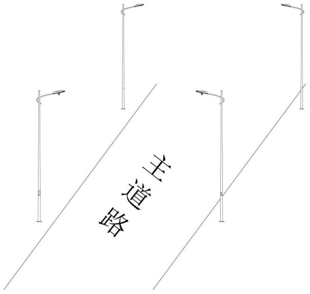 Linkage control system and linkage control method for street lamps