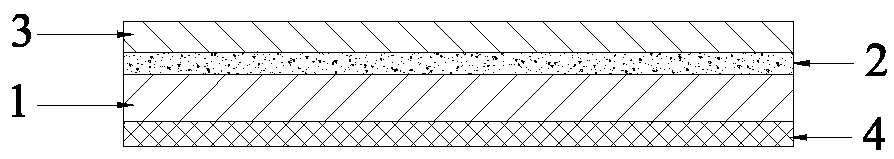 BOPP functional film and preparation method thereof