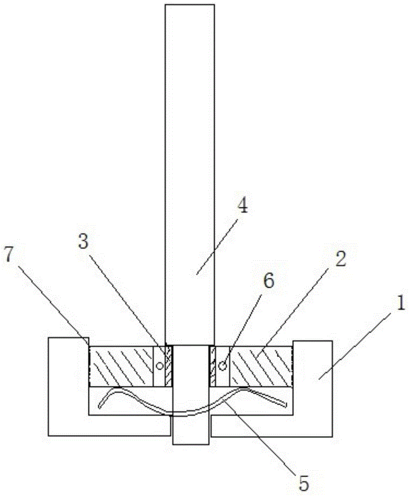 Motor bearing mounting method and motor
