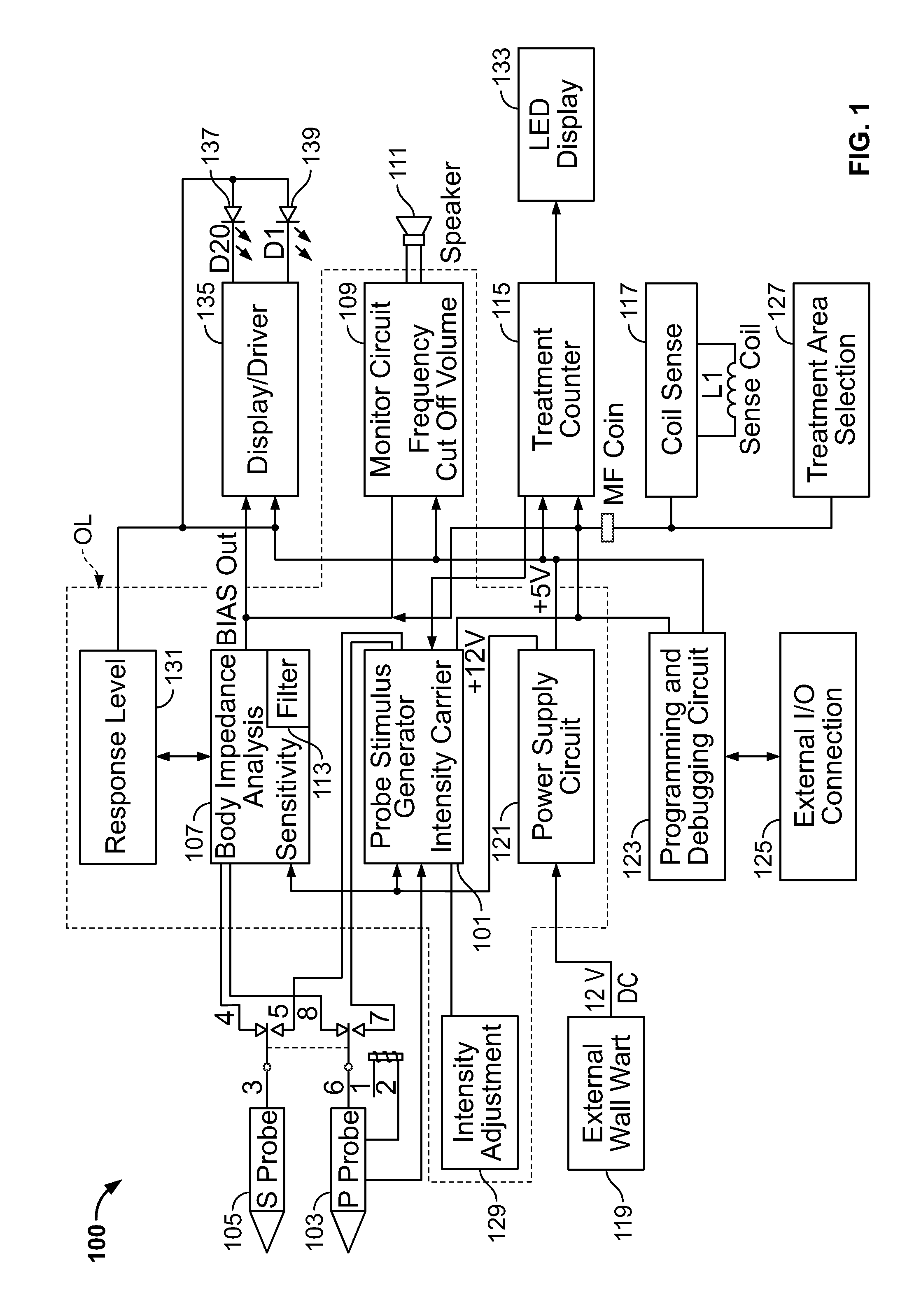 Spherical vibrating probe apparatus and method for conducting efficacy analysis of pain treatment using probe apparatus