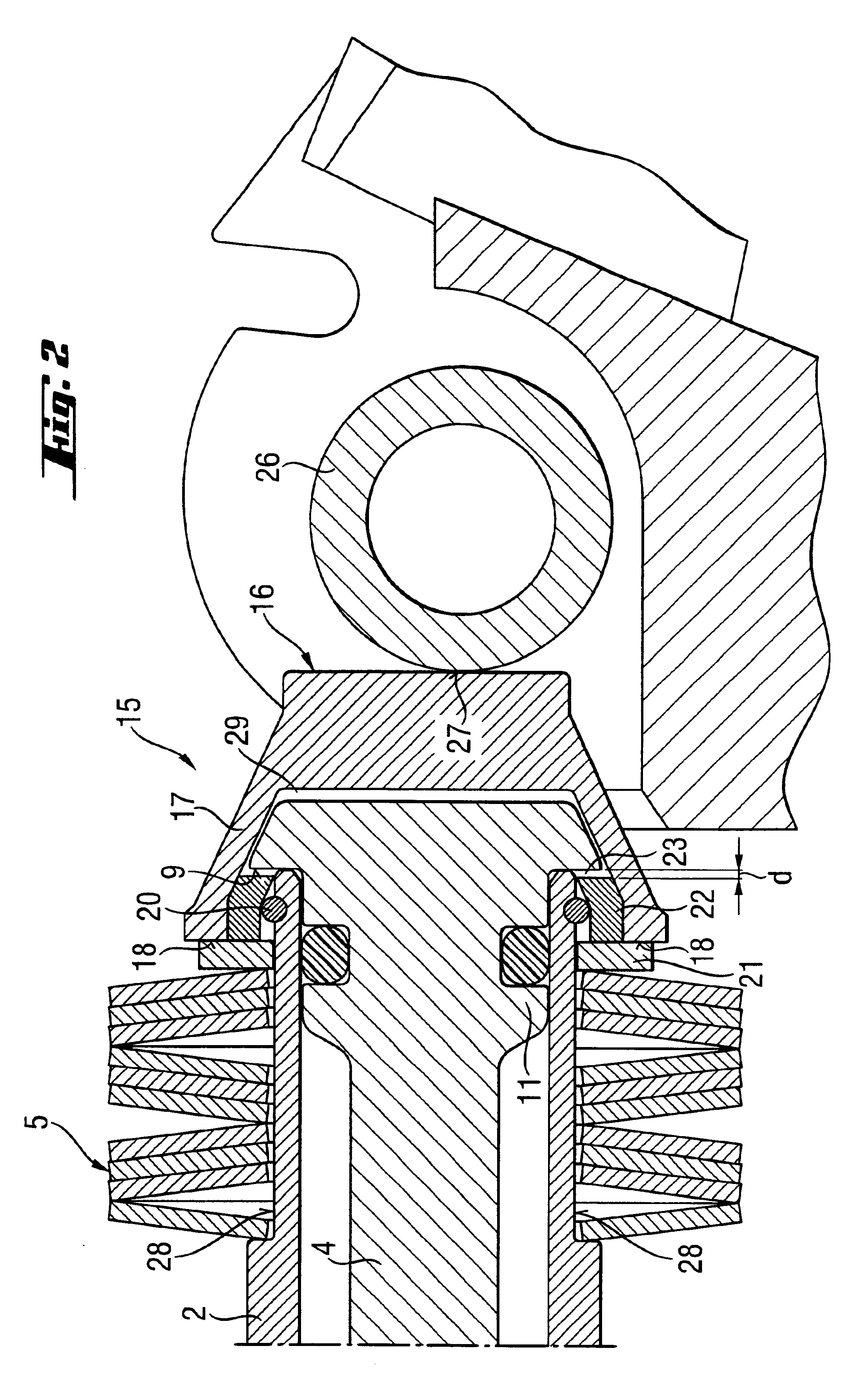 Electrical tool with a quick-action clamping device
