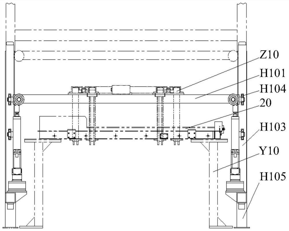 Intelligent power battery pre-storage system for battery replacement of small electric buses of different types