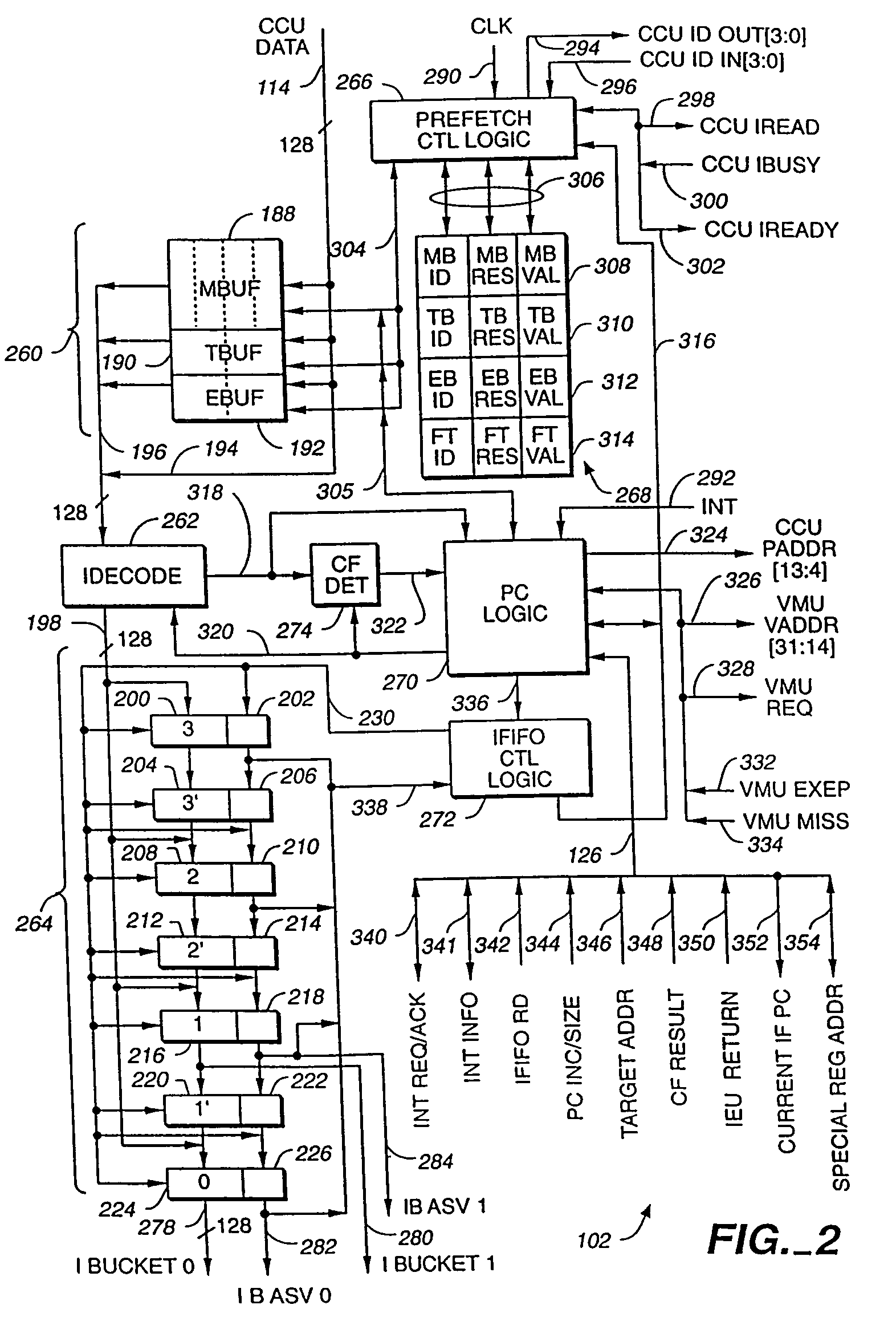 High-performance superscalar-based computer system with out-of-order instruction execution and concurrent results distribution