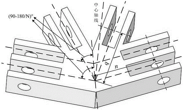 Over-constrained shear fork-type double-layer annular truss deployable antenna mechanism
