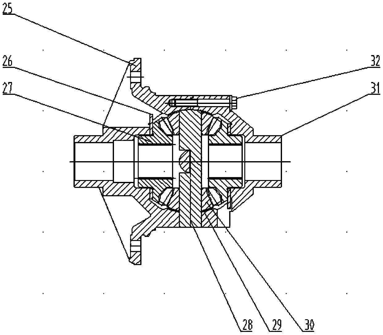 Heavy-load drive axle of 5-ton loader