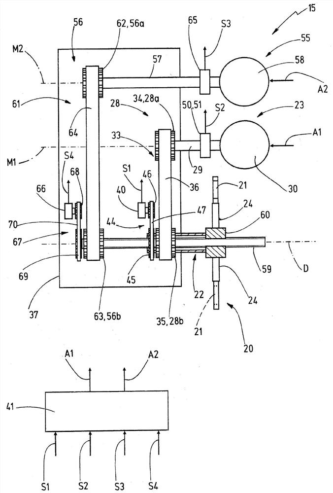 Change device for changing of tools and/or workpieces
