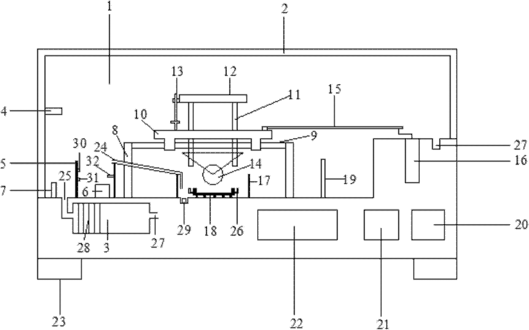 Multifunctional rut testing machine used for simulating road surface actual state