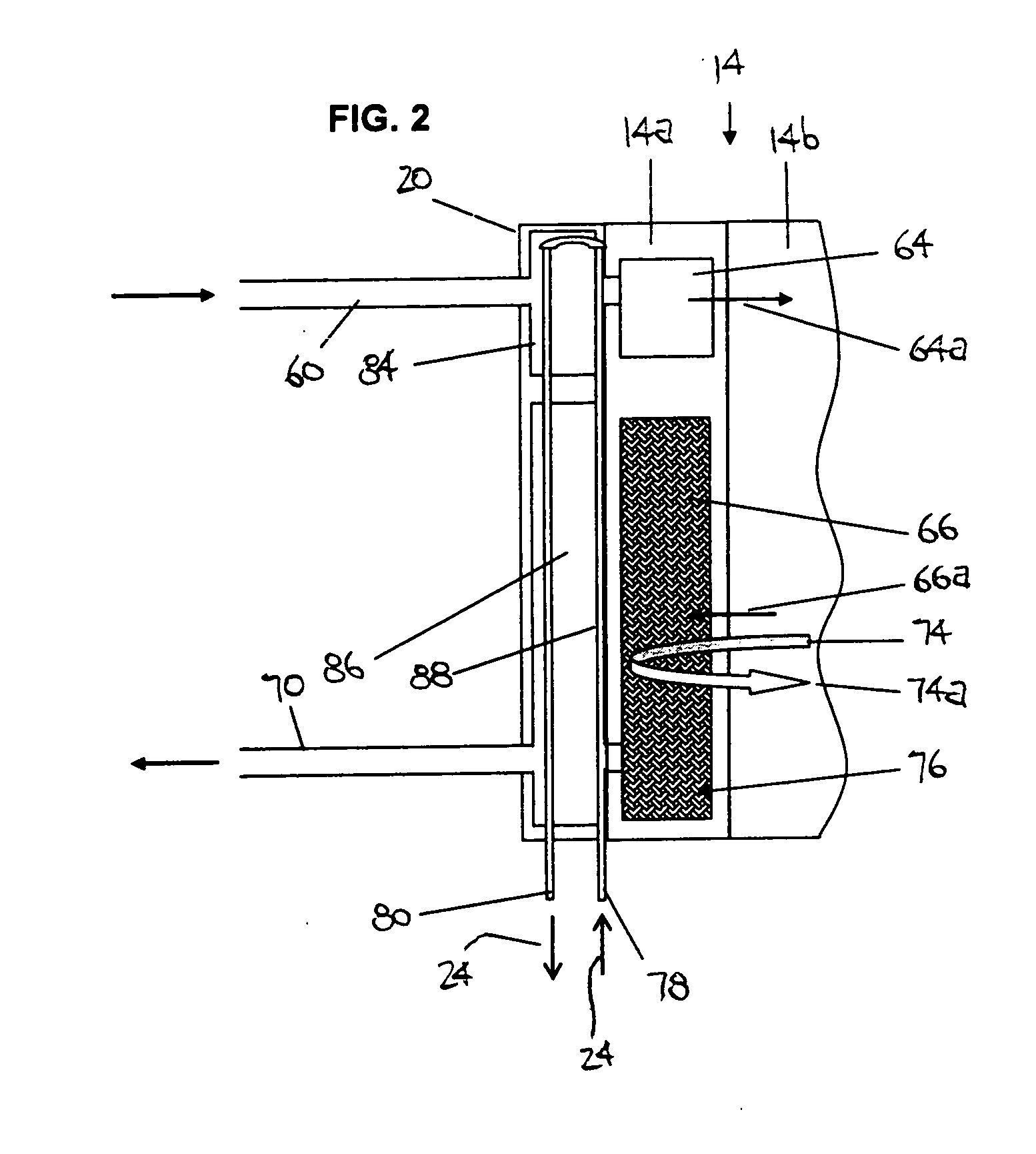 Compressor - heat exchanger combination for vehicle air conditioner