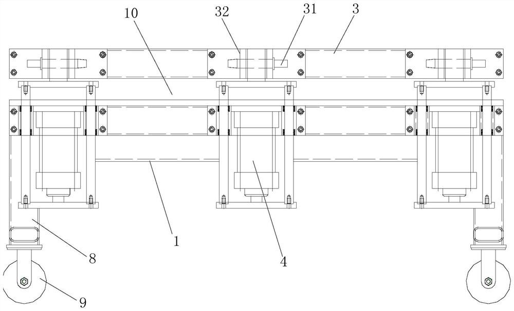 Train window sealing performance test system