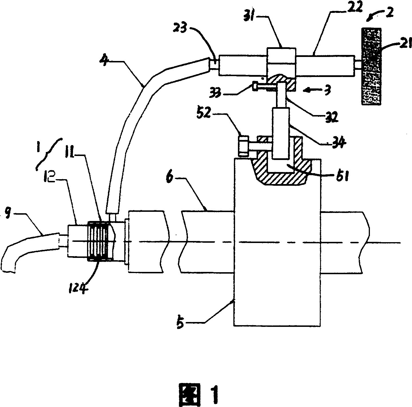 Method for hole boring fine processing of ship stern shaft tube