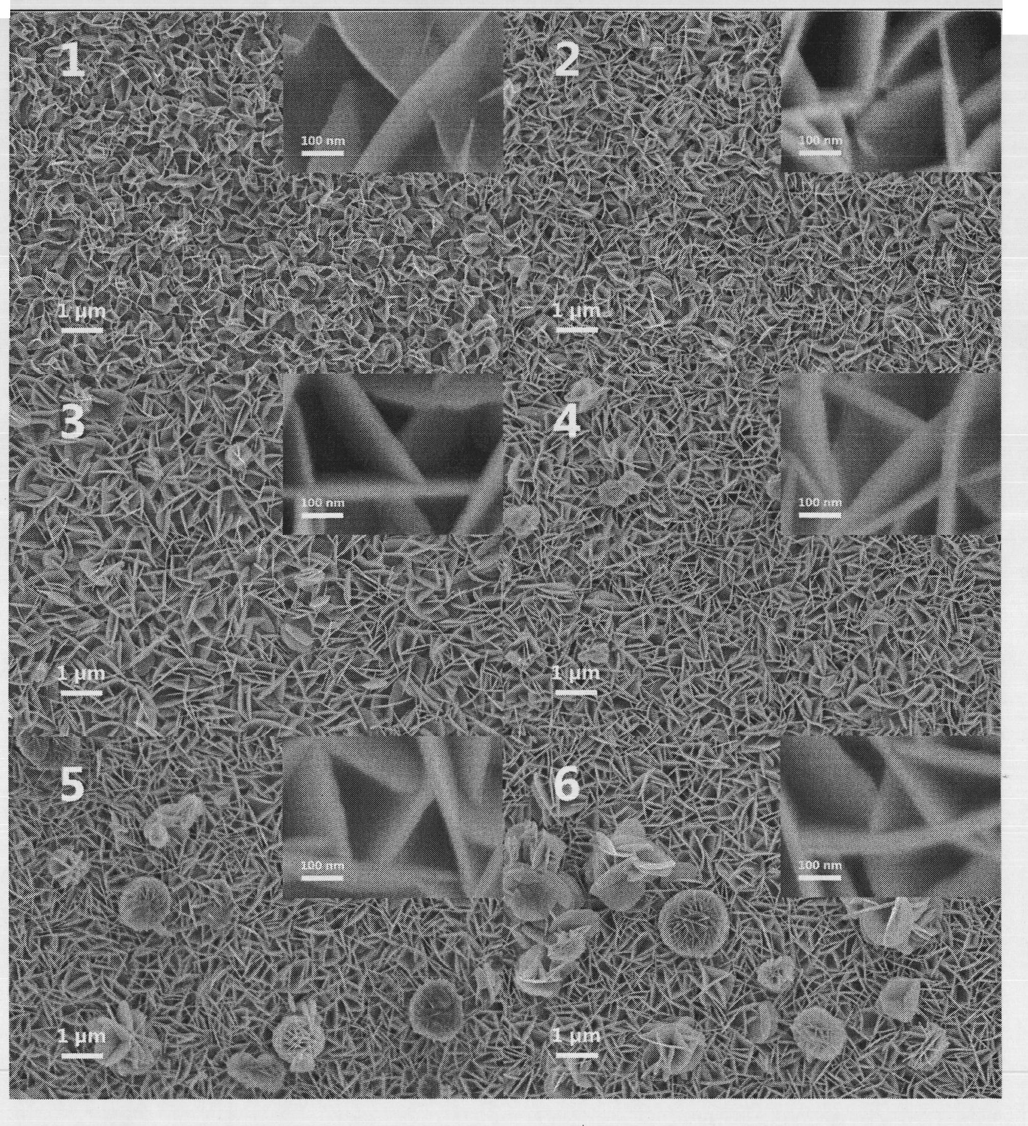 Method for preparing sheet-shaped bismuth oxyiodide (BiOI) nano-film electrode