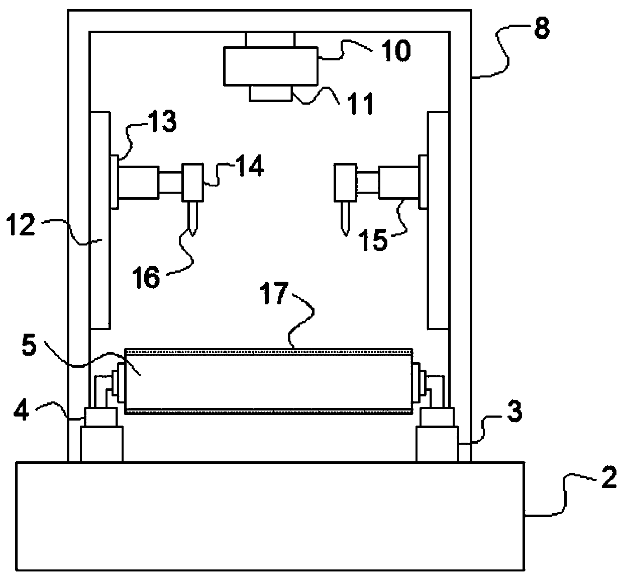 Multidirectional adjustment type textile cloth cutting mechanism