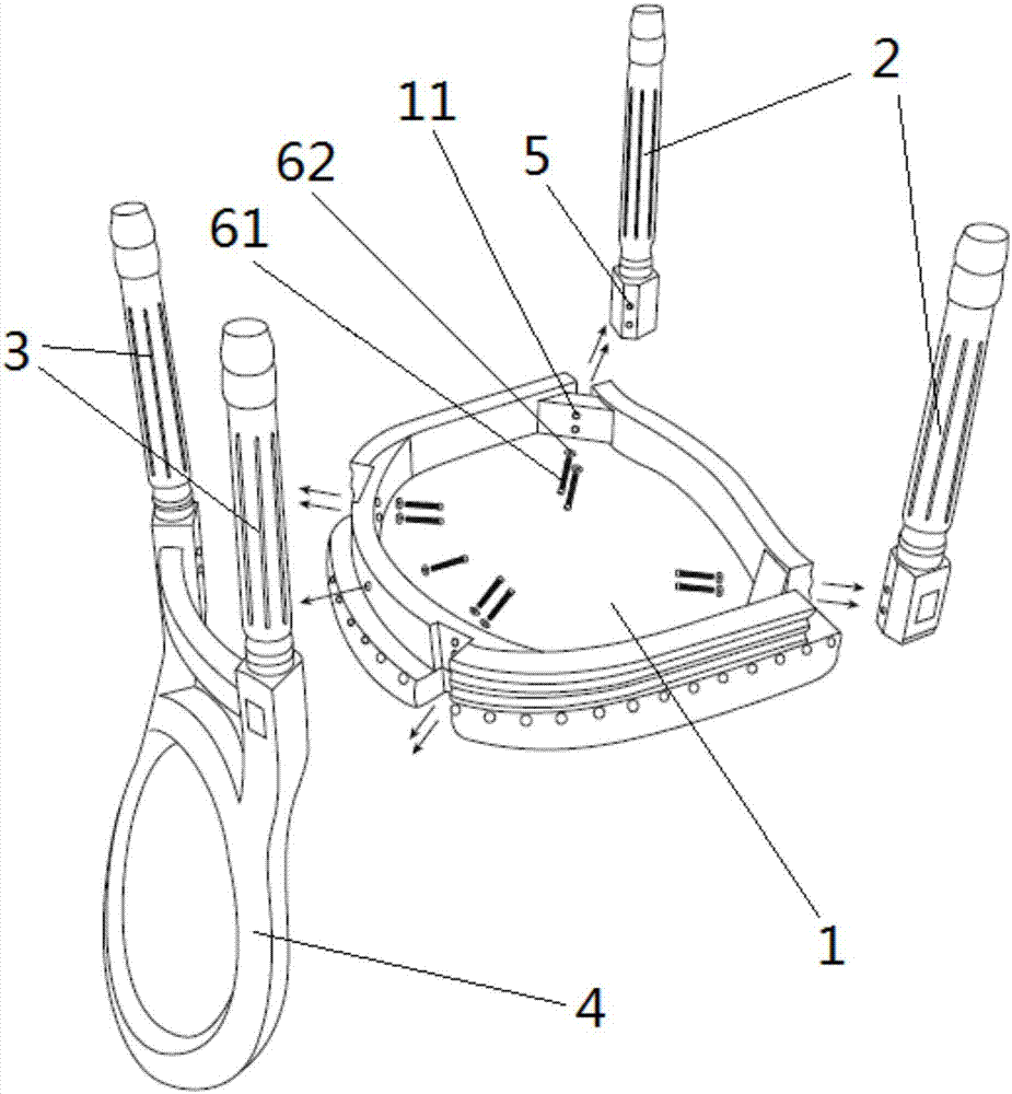Detachable round-back chair and packaging method thereof