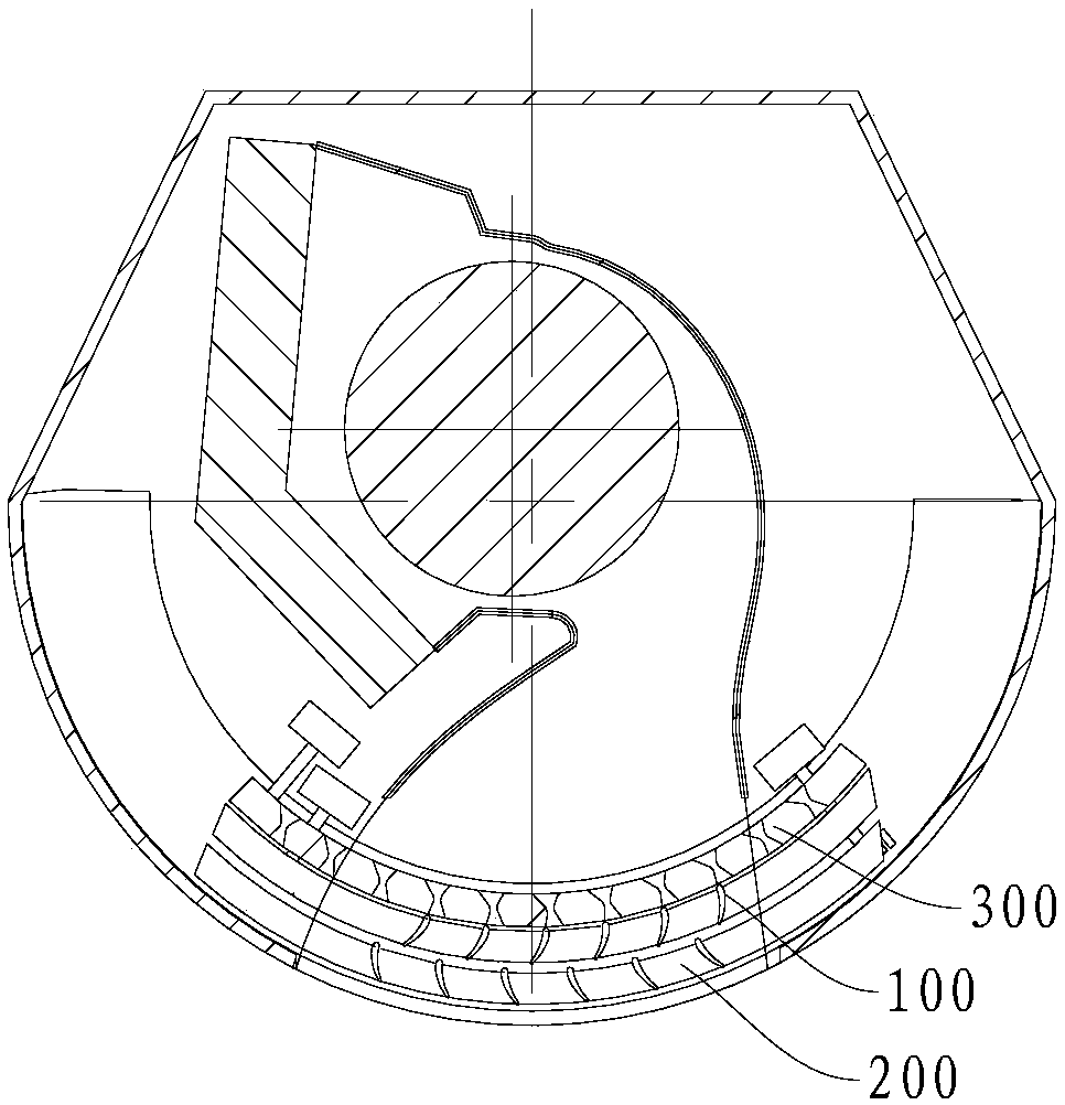 Air conditioner with multi-layer air guide structure and air outlet control method thereof