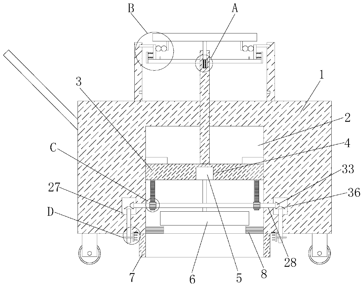 Pavement troweling machine for building construction