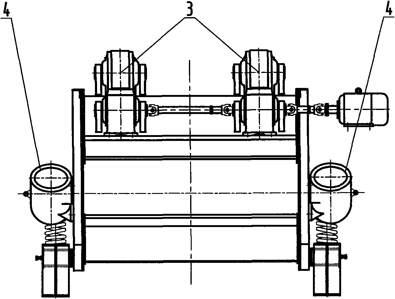 Vibrating screen with spiral track