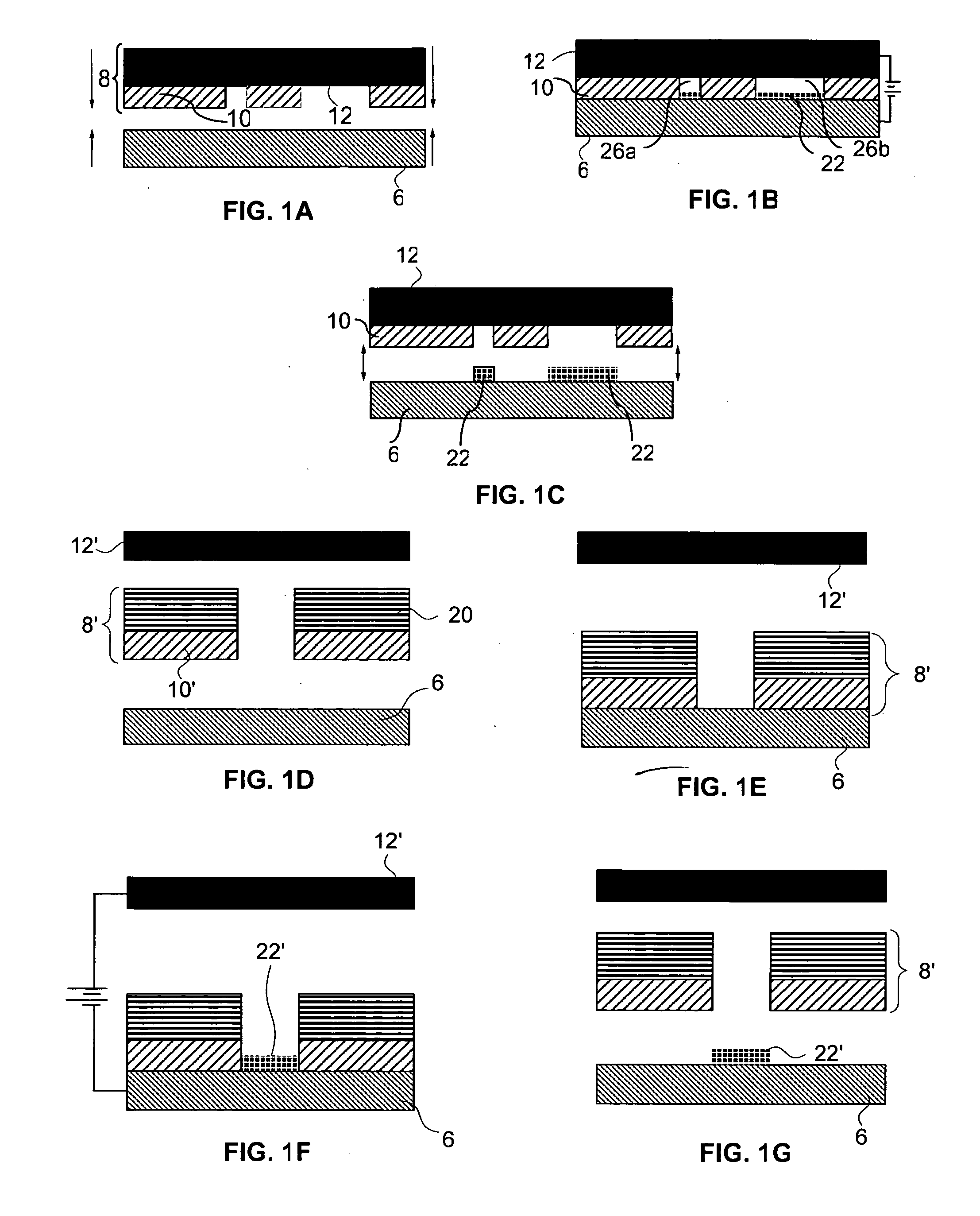 Cantilever microprobes for contacting electronic components and methods for making such probes