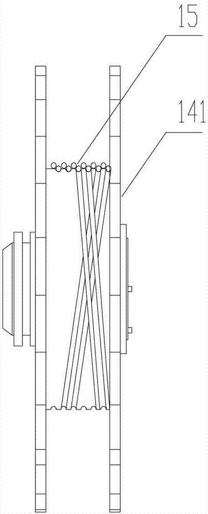 Crane and superlift winch rope coiling control system thereof