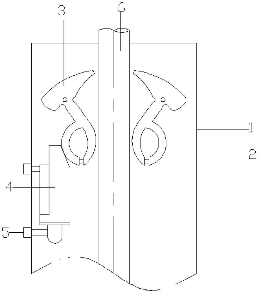 A compound metal material sealing inner blowout prevention tool