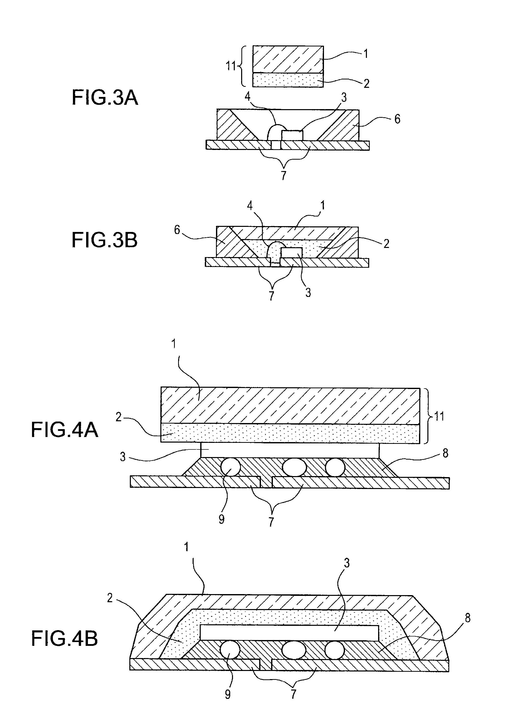 Heat-curable silicone resin sheet having phosphor-containing layer and phosphor-free layer, method of producing light emitting device utilizing same and light emitting semiconductor device obtained by the method