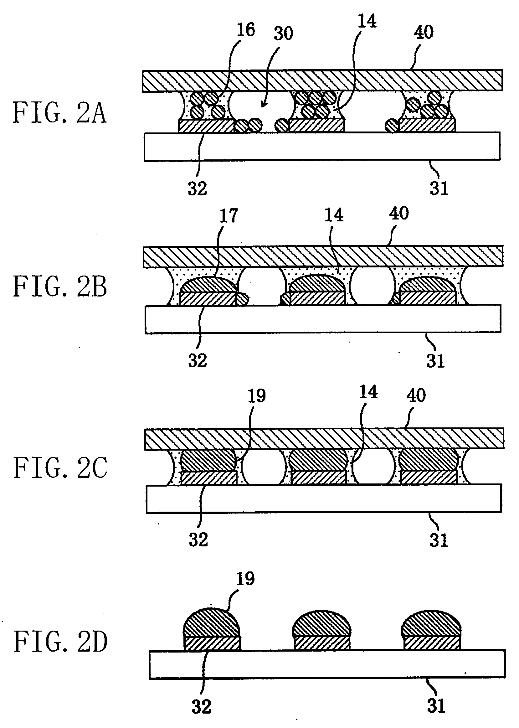 Method for forming conductive pattern and wiring board