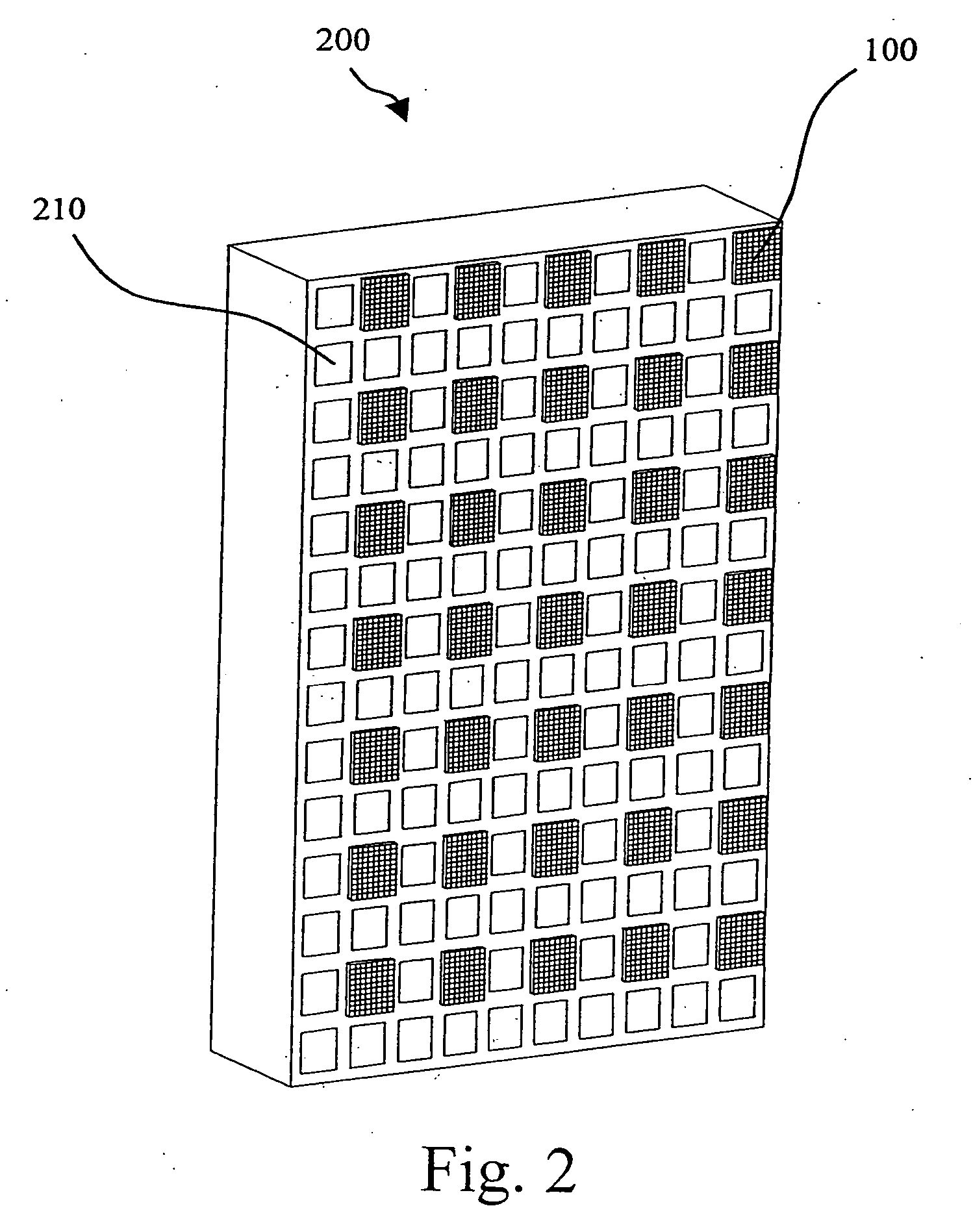 Display element and mechanical mounting interface used therein
