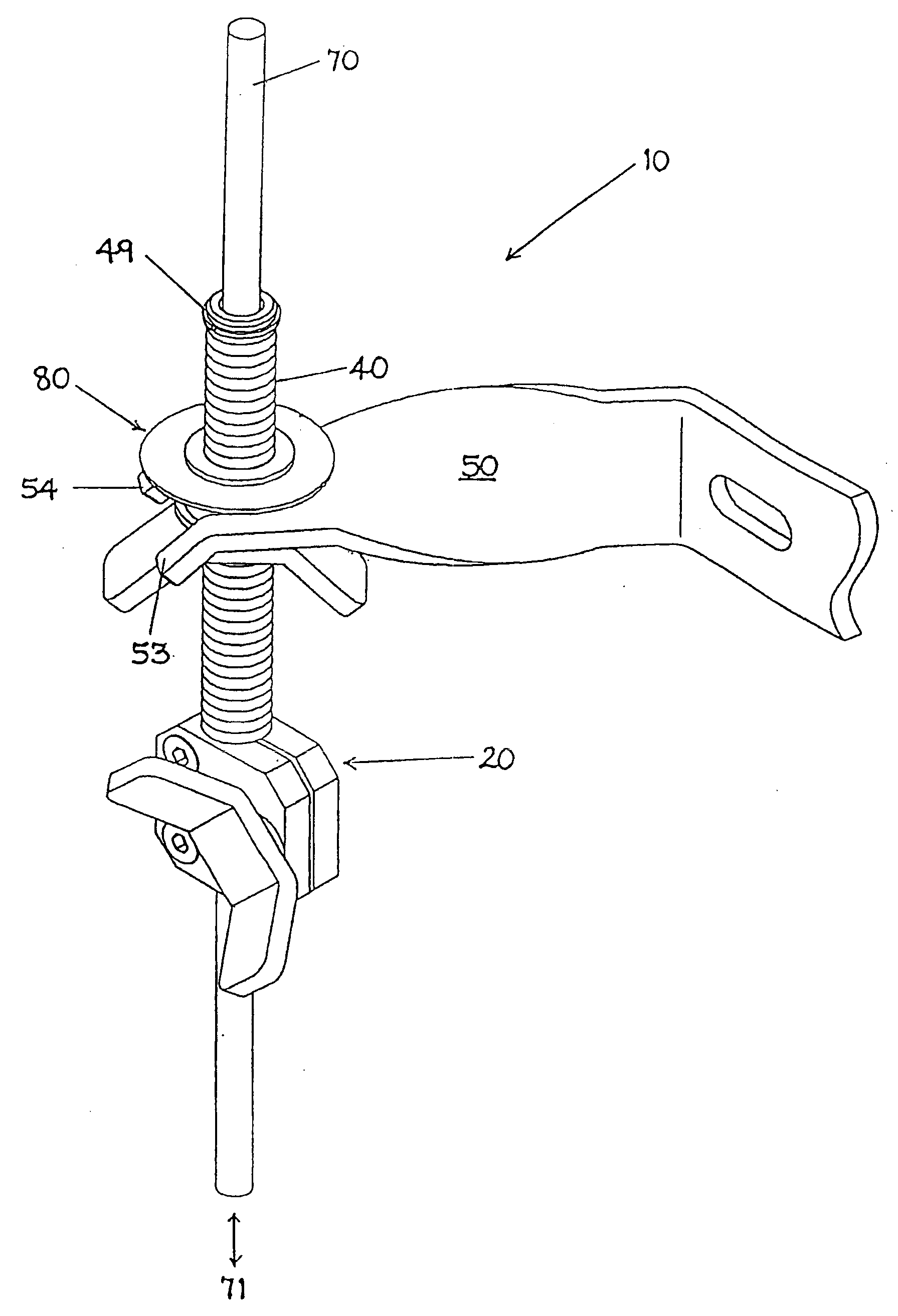 Safety line anchor