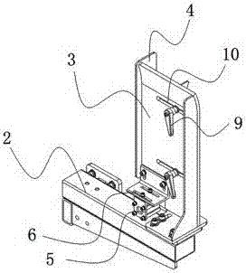 Automatic discharging mechanism for furniture board processing