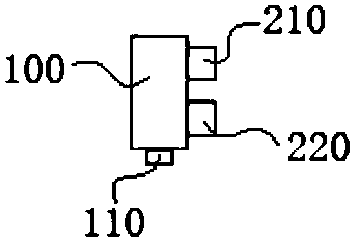 Clamping device for hydrogen detector sensor handle