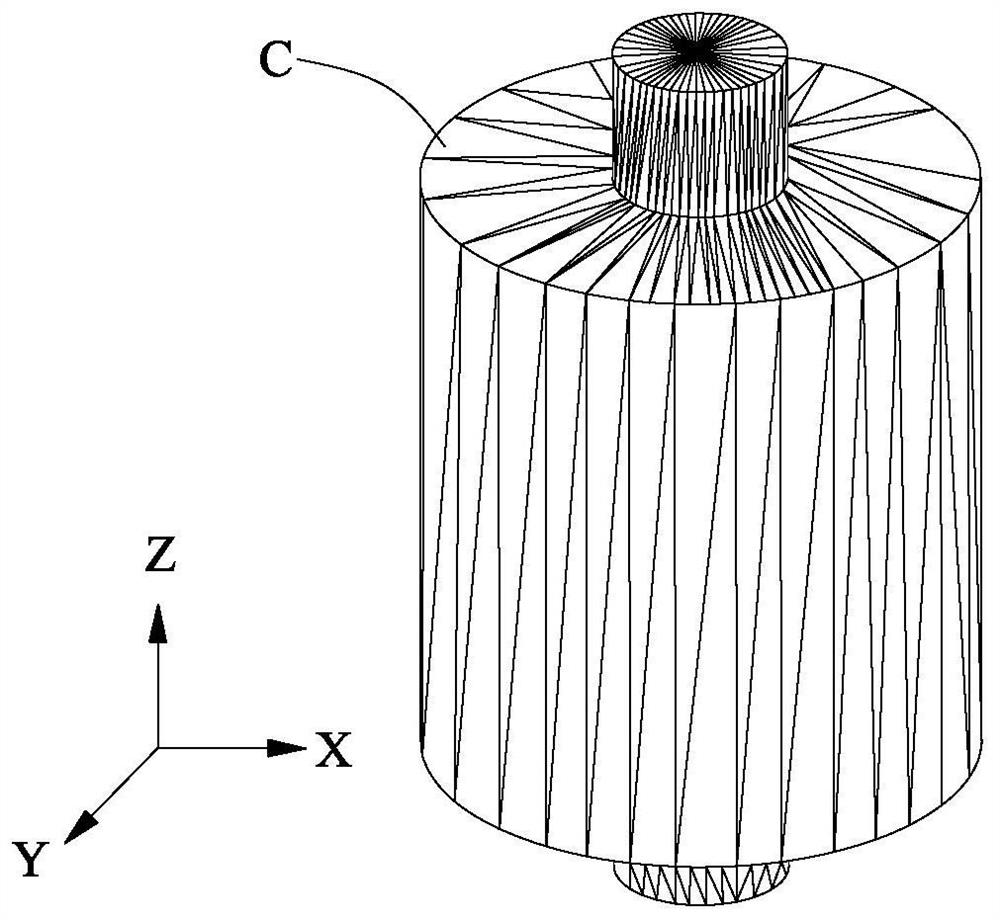 Design method of hollow mold or smooth inner cavity of hollow sand core