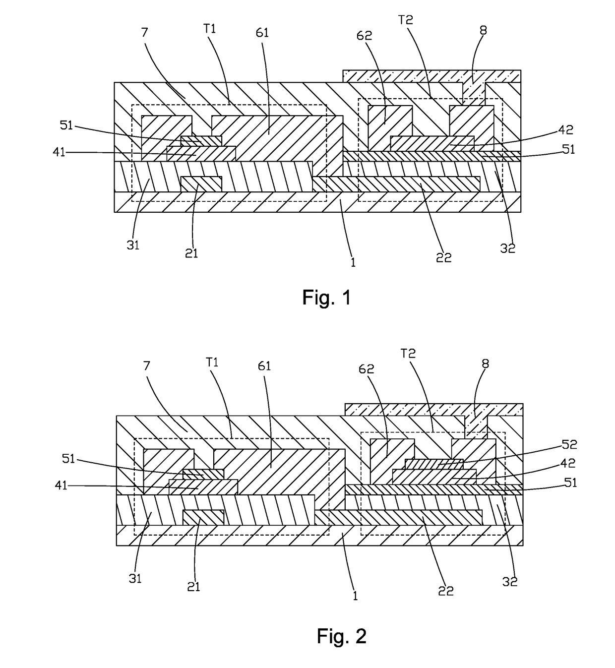 TFT backplate structure comprising transistors having gate isolation layers of different thicknesses and manufacture method thereof