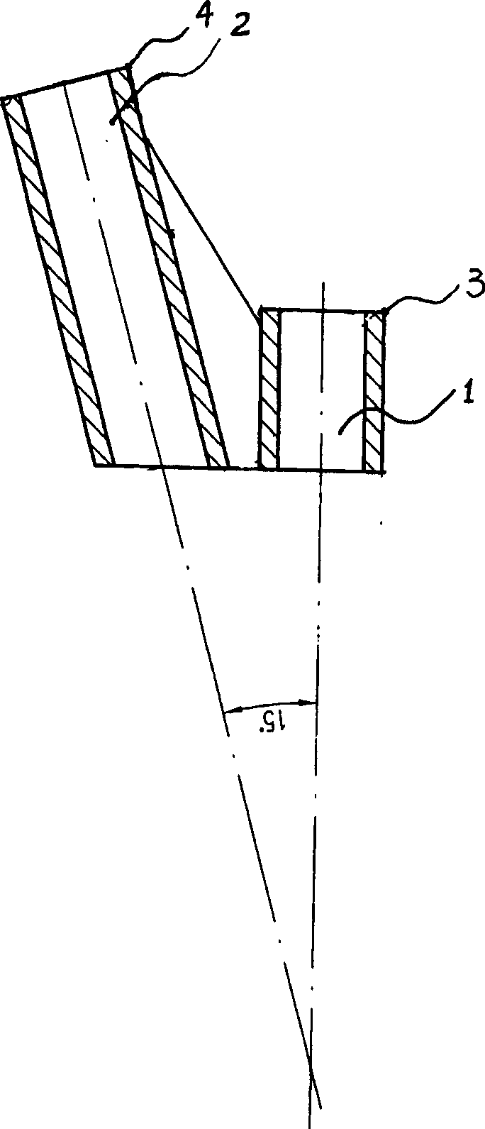 Needle changing device for deep vein puncture