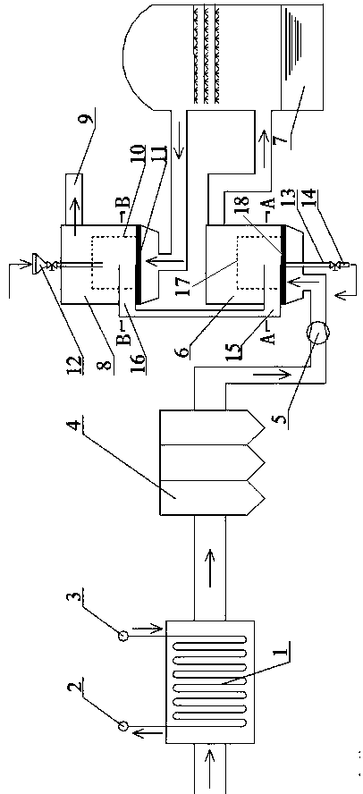 A coal-fired power plant flue gas dehumidification system and process