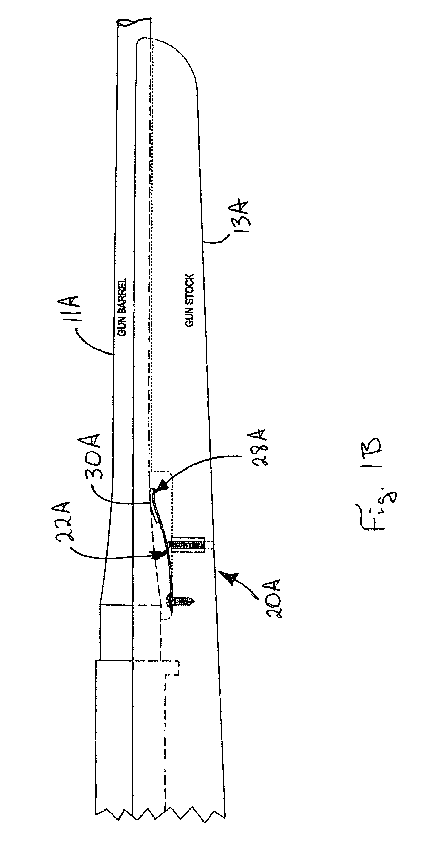 Harmonic stabilizer system for rifle barrel and a rifle equipped therewith