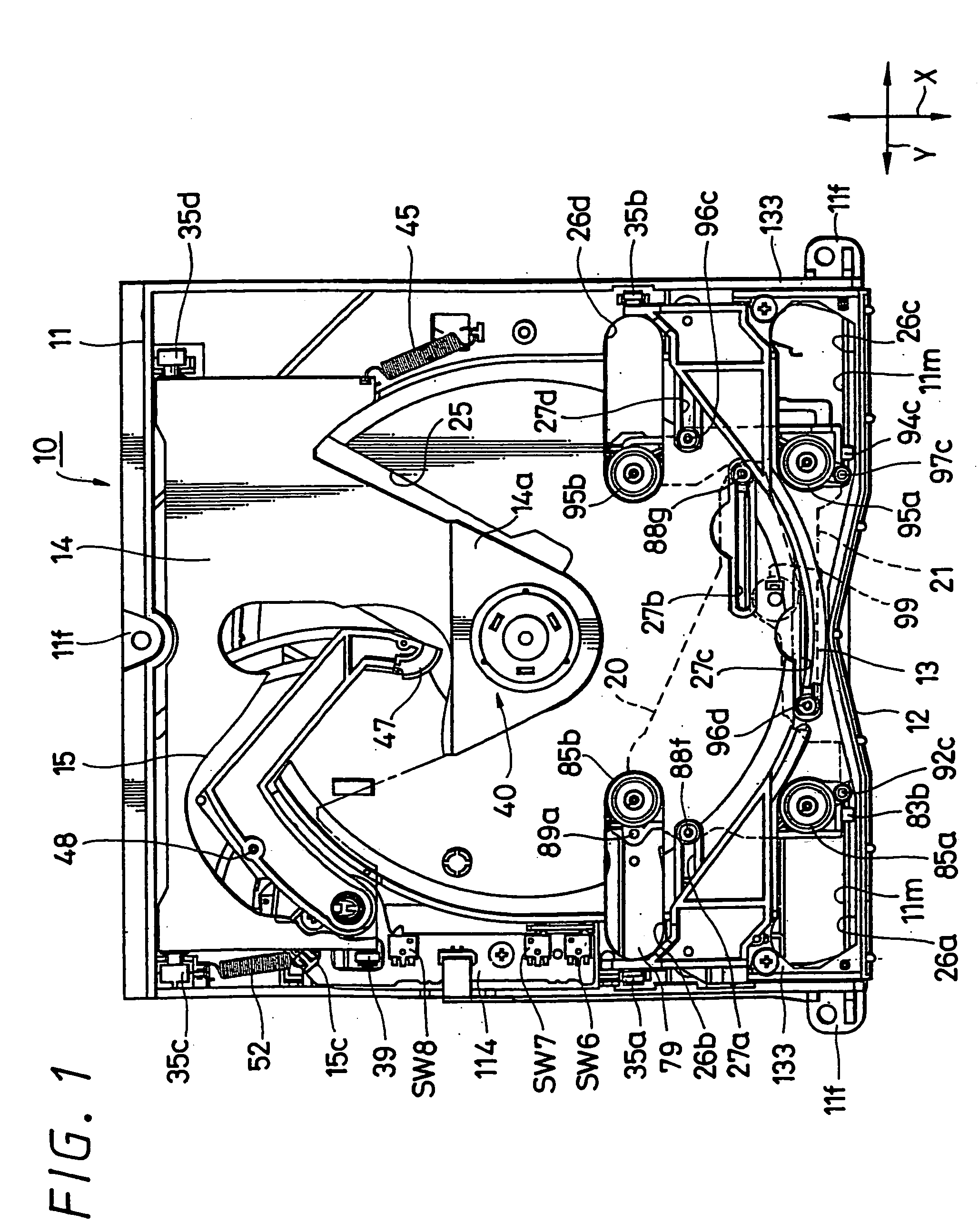Disk recording and/or reproducing apparatus