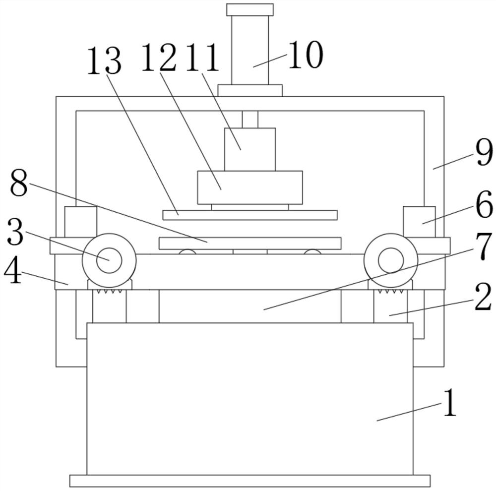 Framing machine for assembling photovoltaic cell panel