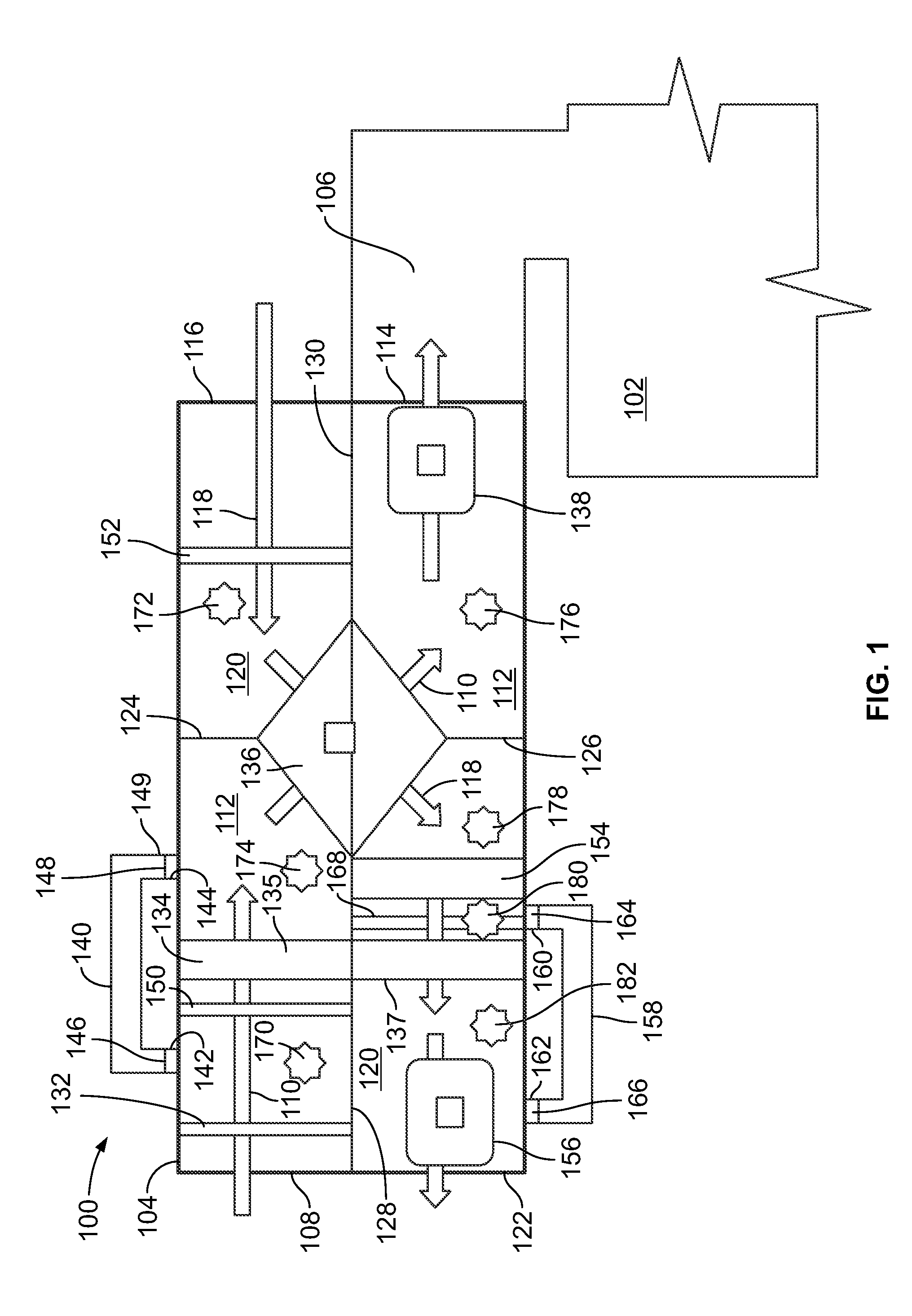 System and method for providing conditioned air to an enclosed structure