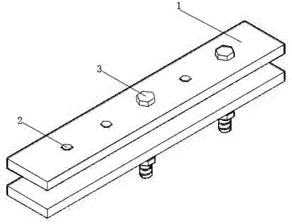 Adjustable parallel hanging plate