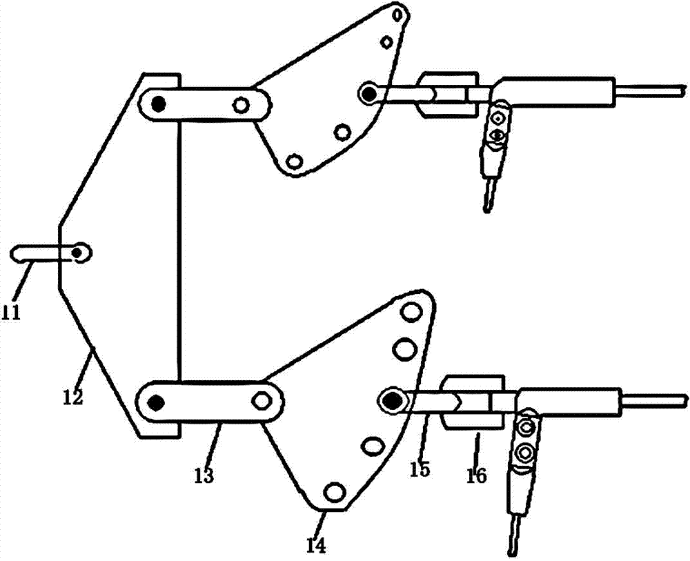 Adjustable parallel hanging plate