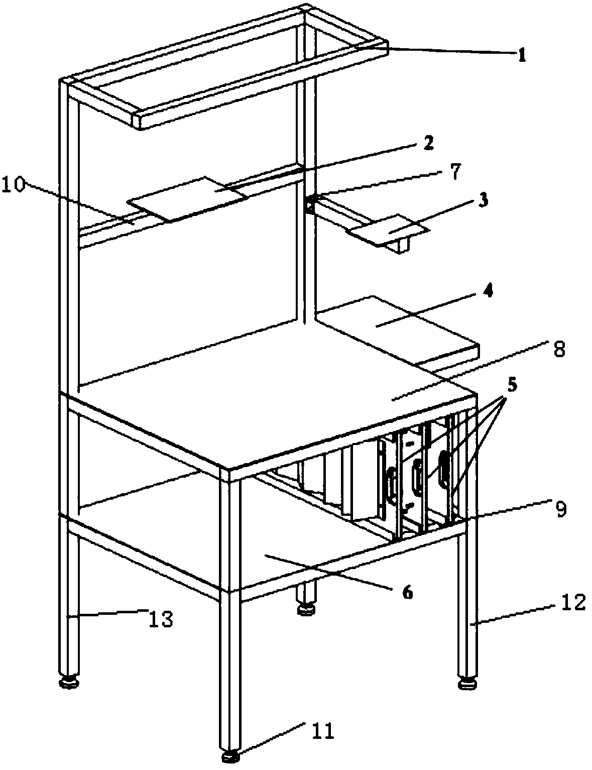 Device and method for practical training used for automobile stamping process training