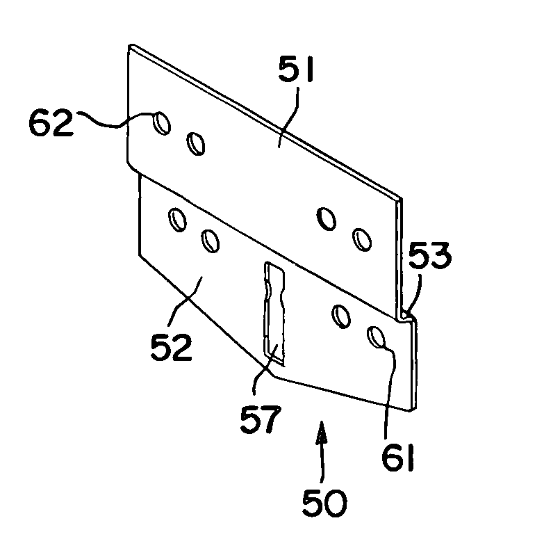 Splice plate for faceted radius grid