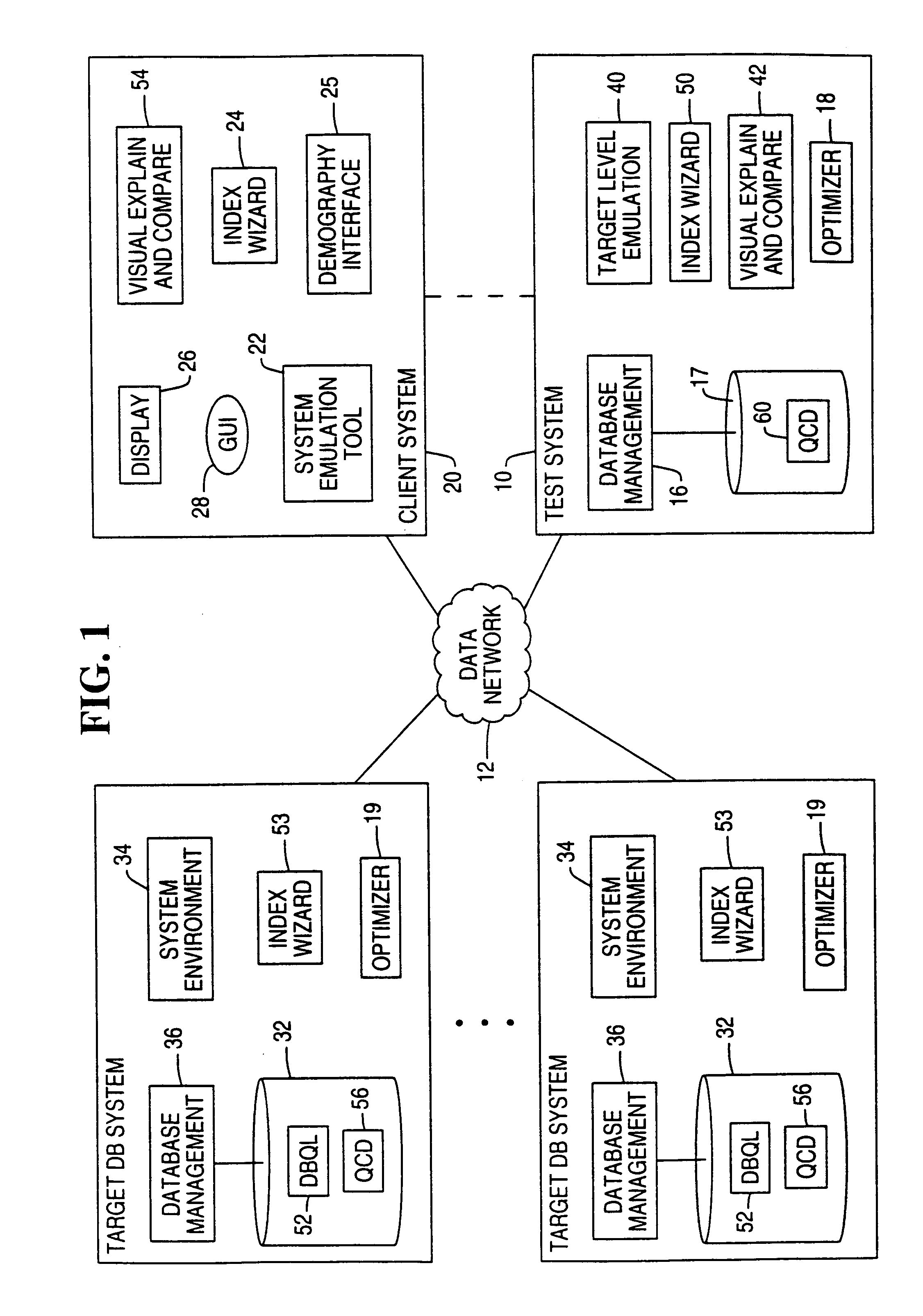 Index selection in a database system