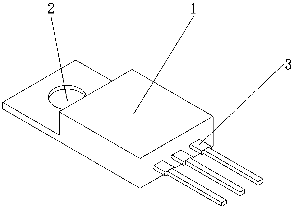 Transformer chip element with rapid heat dissipation function